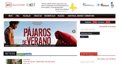 Desktop Screenshot of cinelatinoamericano.org